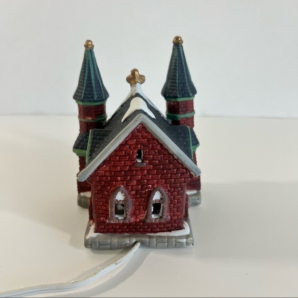 Christmas Village Porcelain Lighted House - Picture 9 of 11